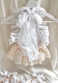 Image 3 of Boho photoshoot outfit | Bianca | age 9-12 months | sitter body-dress | white