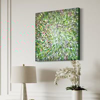 Image 4 of 'From the seed, outwards' - 76x76cm