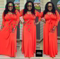 Citrus Wrap Dress (Plus)