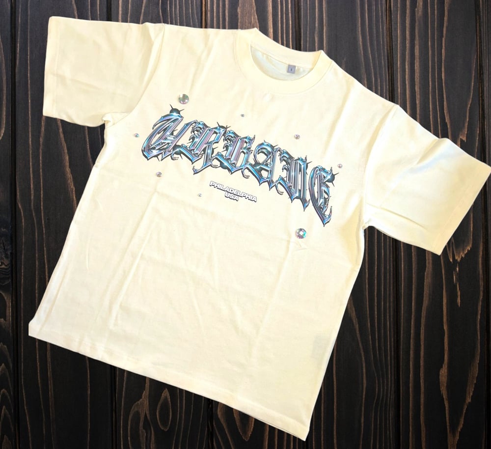 Image of Cream Chromie Heavy Weight Tee