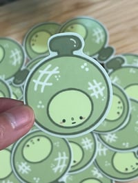 Image 3 of cantaloupe smiski sticker!