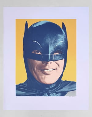 Image of "ROCKIN' ROBIN" - Adam West Batman Limited Edition Screenprint