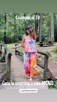 Image 12 of L Woven Summer Set in Bright Ice Dye