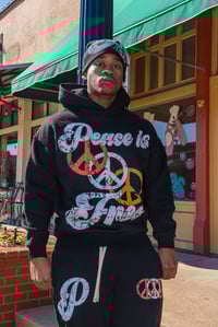 Image 4 of PEACEISFREE Retro Grunge Sweatpants V2