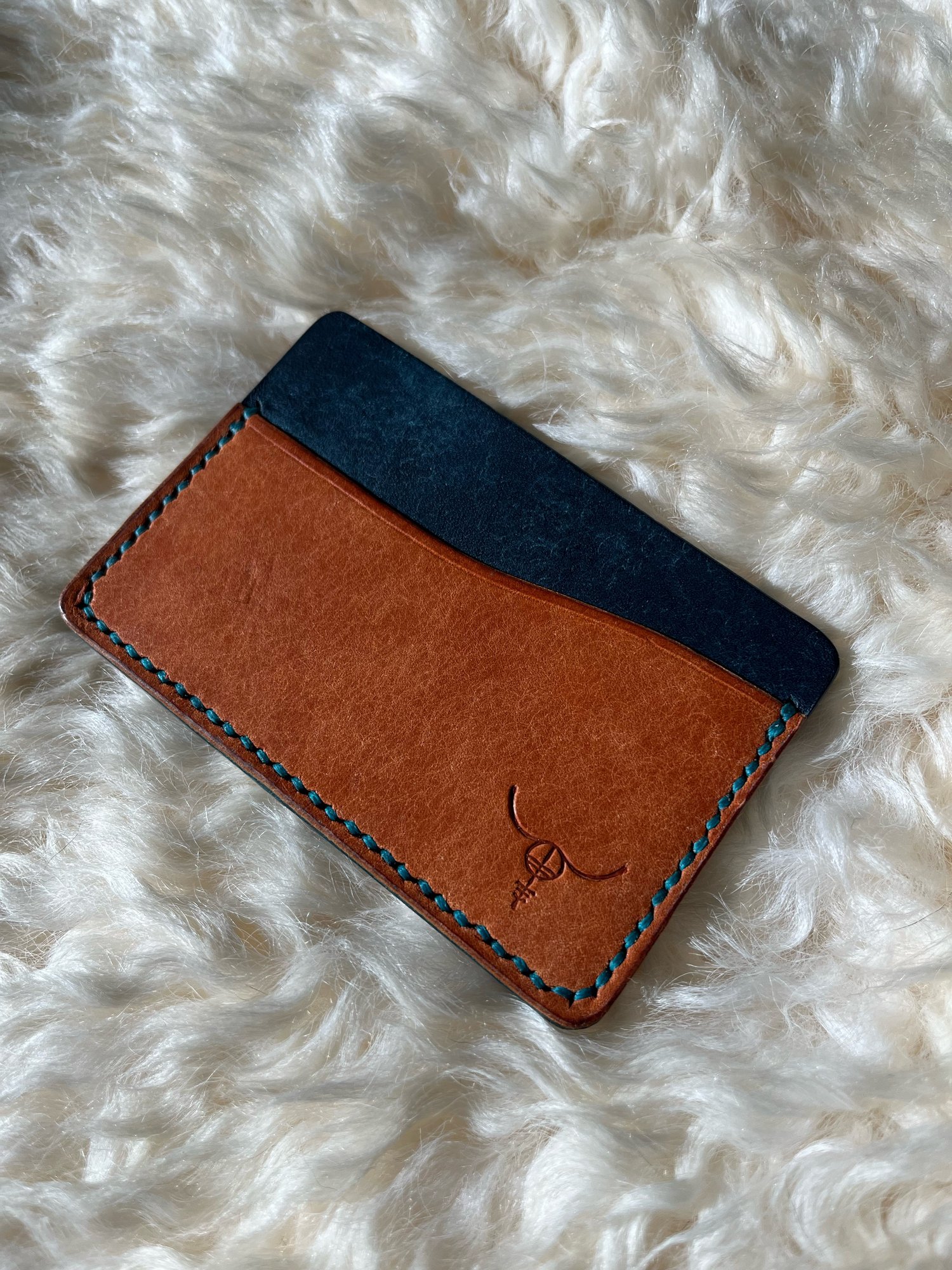 Image of Olmo/Sapphire Pueblo Horizontal Cardholder 