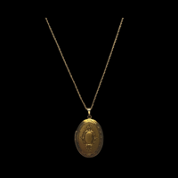 Image 1 of THE LILY LOCKET (CHAIN)