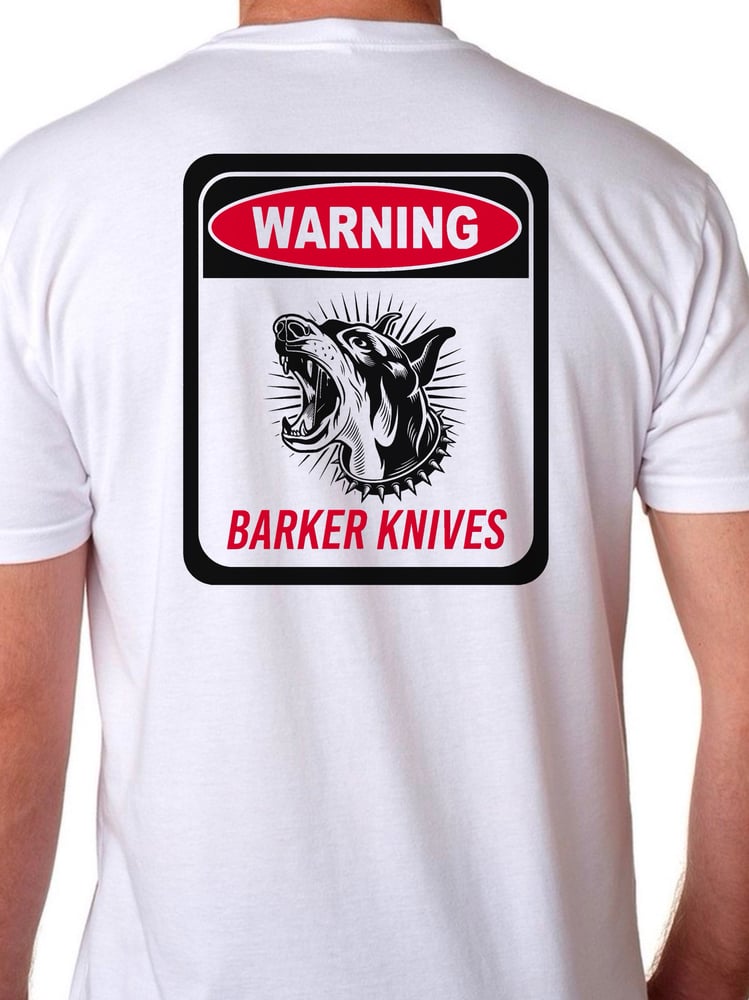 Image of Barker Knives white tee 