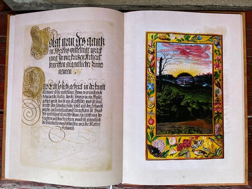 Image of Splendor Solis - private reprint of an alchemical manuscript
