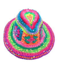 Image 1 of Rainbow Paradise Cowboy hat