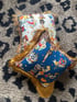 blue Pinup Girl with tiger print Cushion cover Image 11