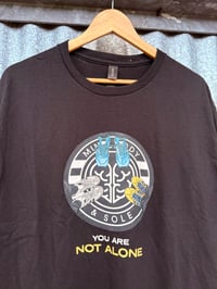 Image 2 of Mind, Body & Sole ‘You Are Not Alone’ Trainer Design T-shirt 