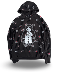 Image 1 of BLACK CHAMPION ANGEL HOODIE (XL)