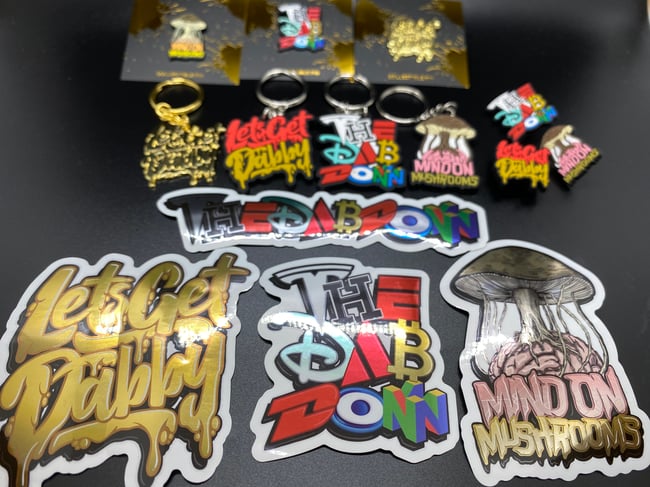 “Let’s get Dabby” terp slurper/dab mat combo 