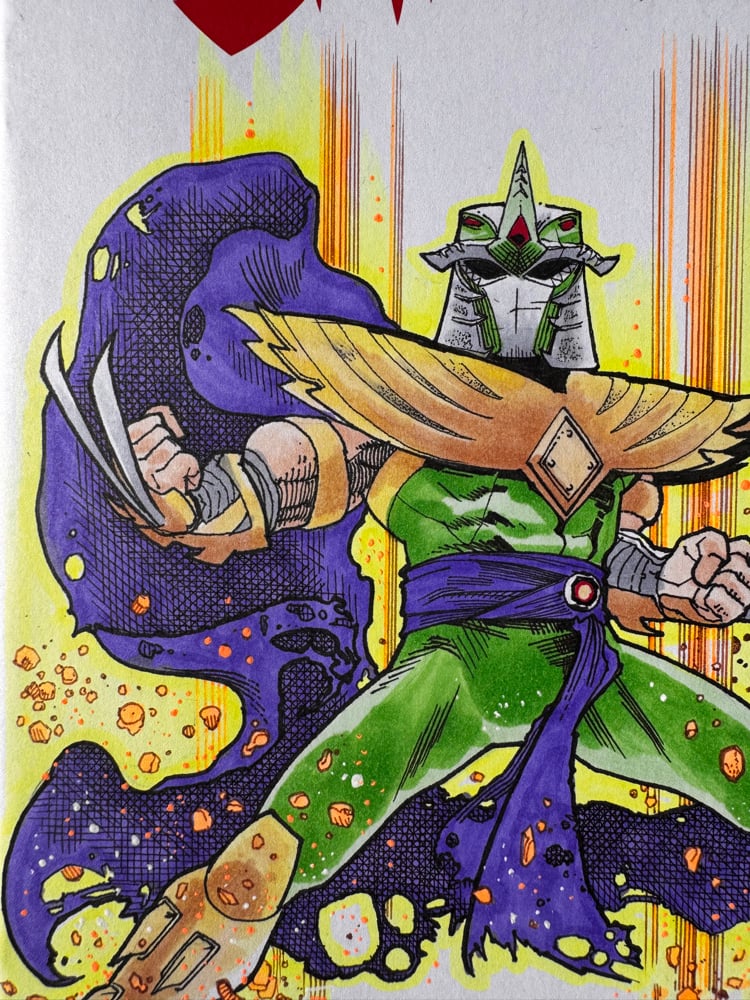 Image of Shredder 1 Green Ranger sketch cover