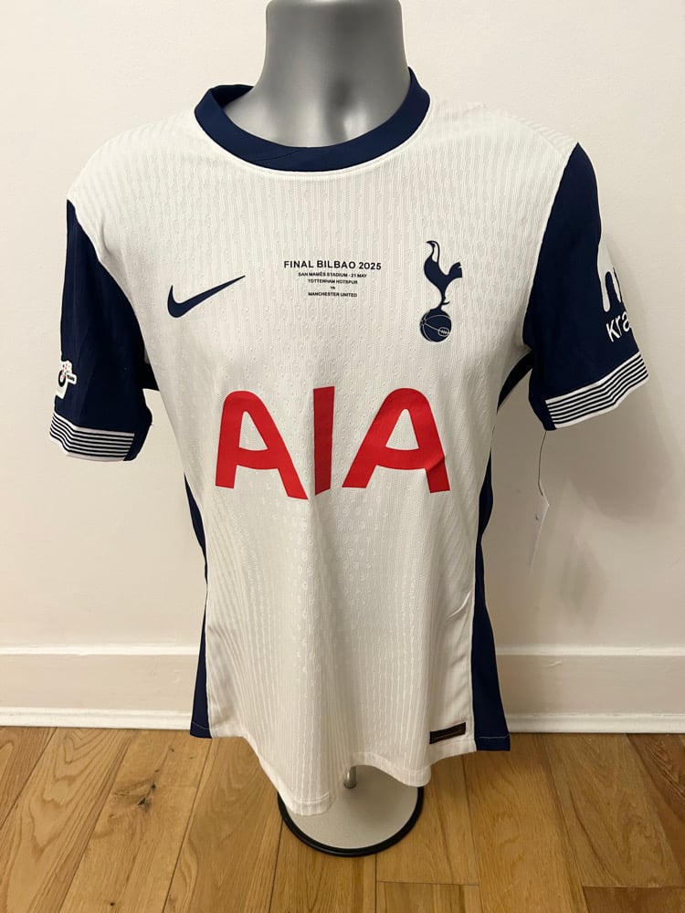 Image of Tottenham Hotspur “VAN DE VEN 37” Vaporknit 2024/25 Home Europa Final Shirt  (M)