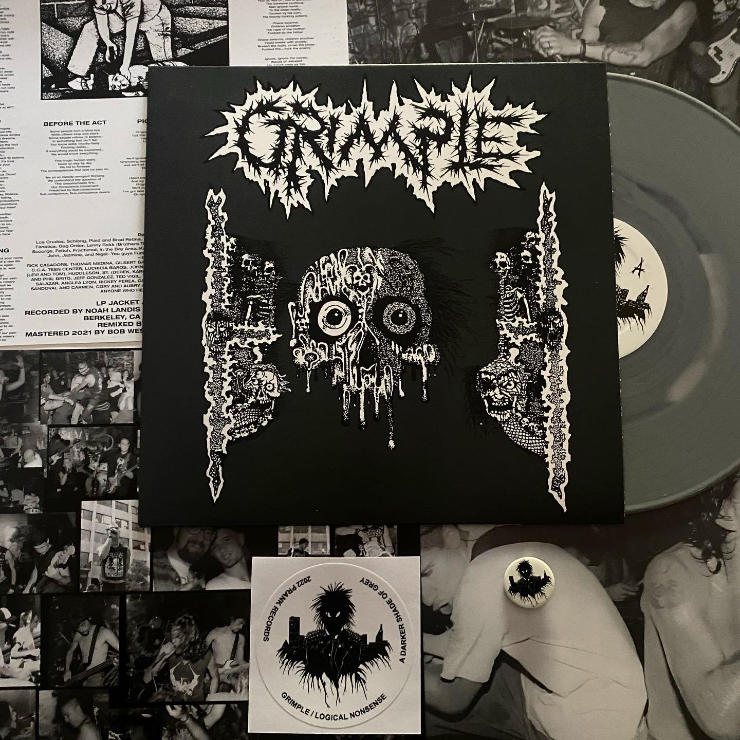 GRIMPLE LOGICAL NONSENSE- BOTH VERSIONS COLORED VINYL | Prank Records