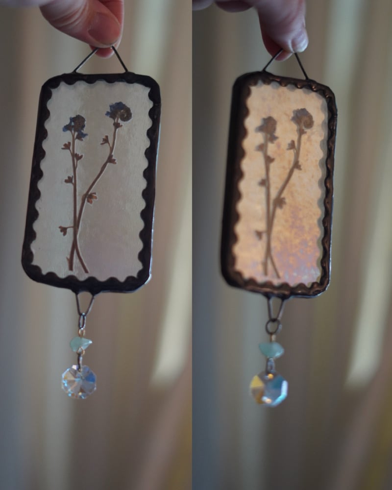 clear mini flower drop