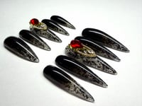 Image 1 of Cabaret Press-On Nails Size Medium 