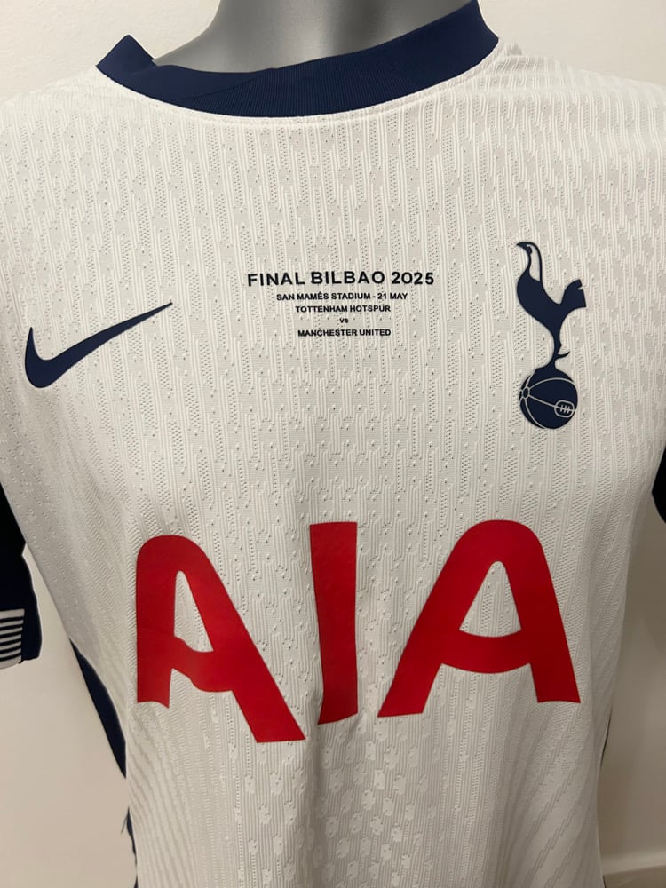 Image of PRE ORDER: Tottenham Hotspur “VAN DE VEN 37” Vaporknit 2024/25 Home Europa Final Shirt (M)