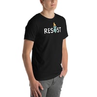 Image 3 of RESIST- Liberty Torch Tee Unisex Cotton Tee Shirt