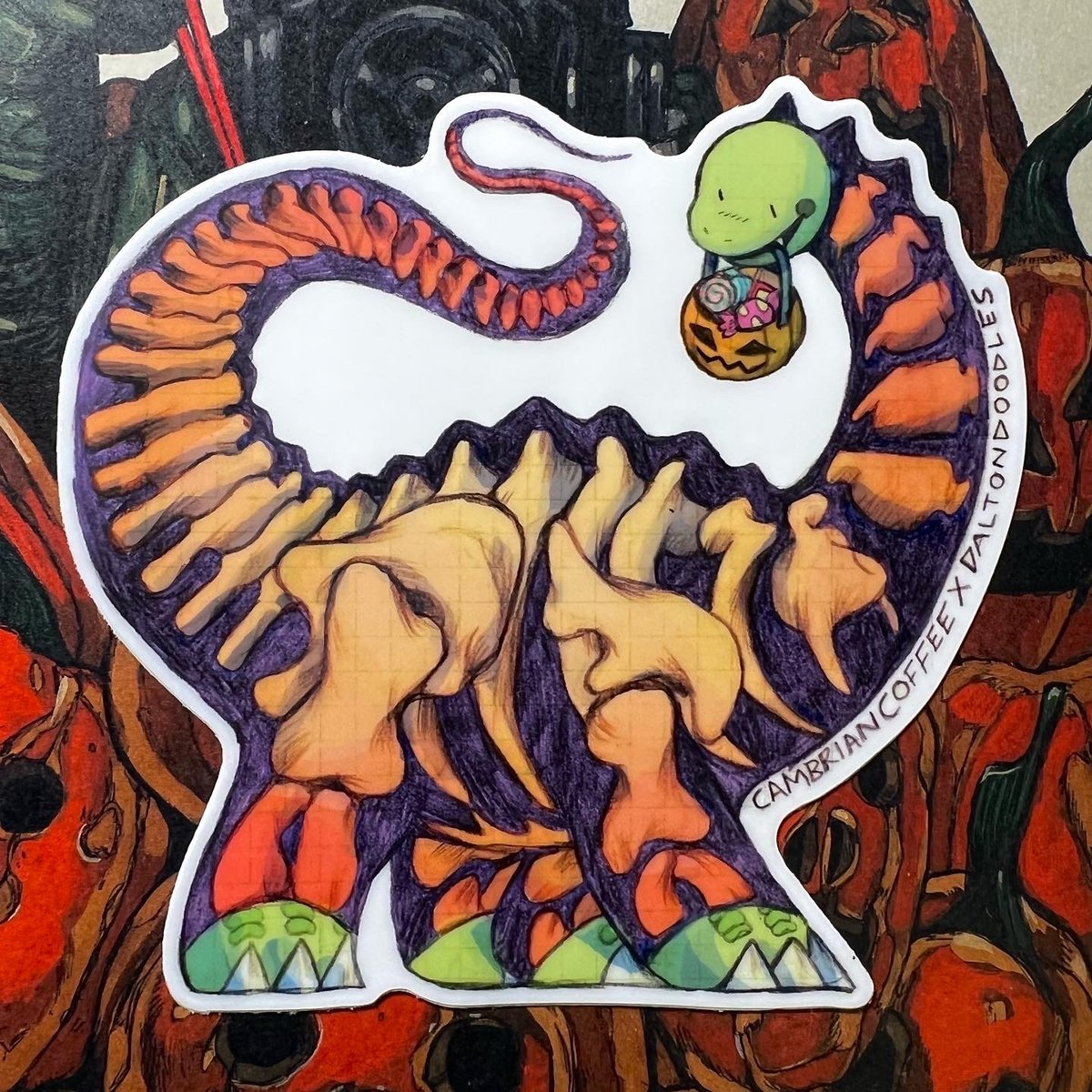 Image of Spooky Sauropod Sticker