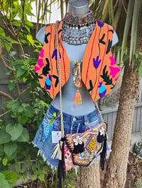 Image 7 of Chilean Bag - Black fringes 2