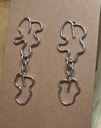 Image 3 of Sterling Silver Leafy studs
