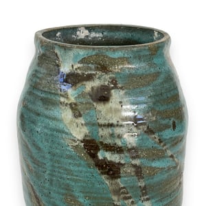 Image of TURQUOISE GLAZED VASE