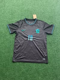 Image 1 of     Brazil national football team Shadow Blackout Jersey – Neymar jr #10