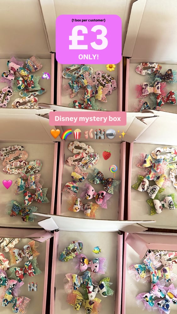 Image of 1 box per customer ONLY!£3 Disney mystery box today only (4 items)