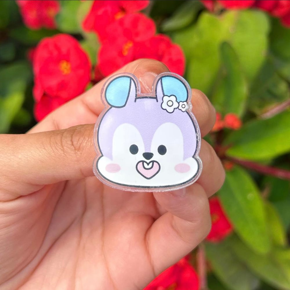 MANG acrylic pins