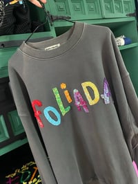 Image 3 of Suadoiro bordado a man. FOLIADA GRIS. Talla XL oversize. En stock!