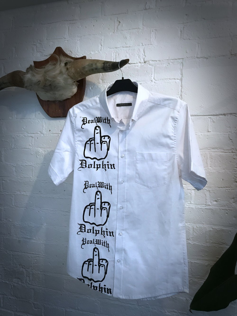 Image of D.W.D One off DIY shirt MEDIUM muscle fit