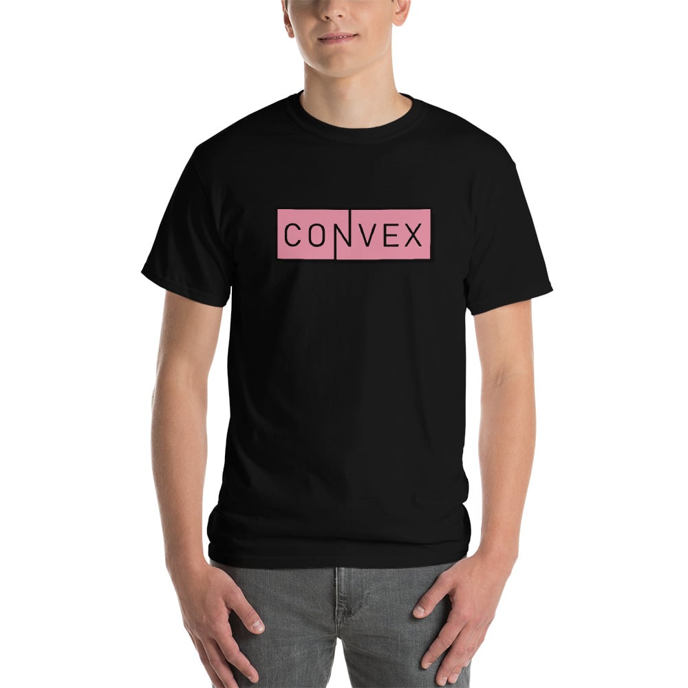 Image of Mauve Convex Box Logo in Black