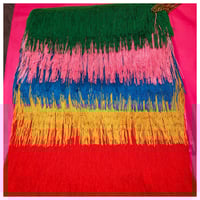 Image 2 of Large Multi- Color Fringe Bag/Purse (7-14 Business Days for processing/does not include weekends)
