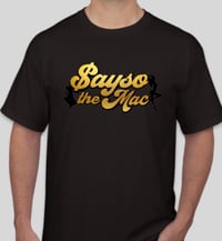 SAYSO THE MAC LOGO TEE BLACK