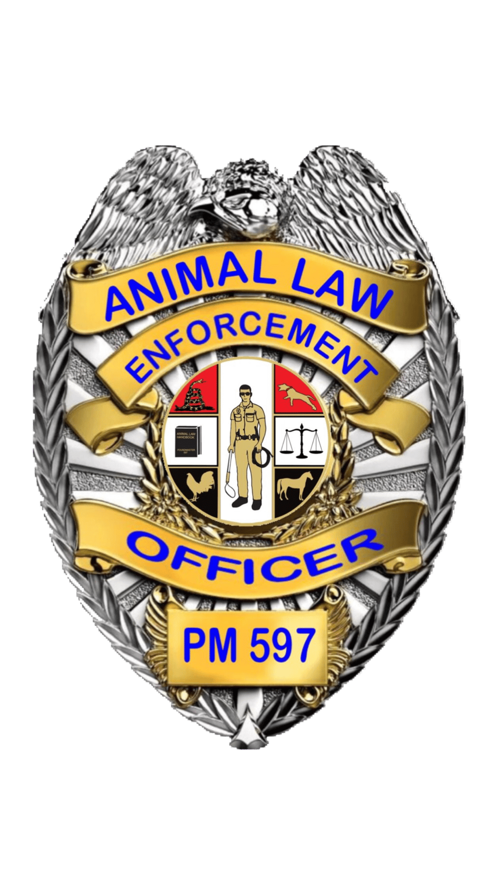 Animal Law Enforcement die cut stickers 
