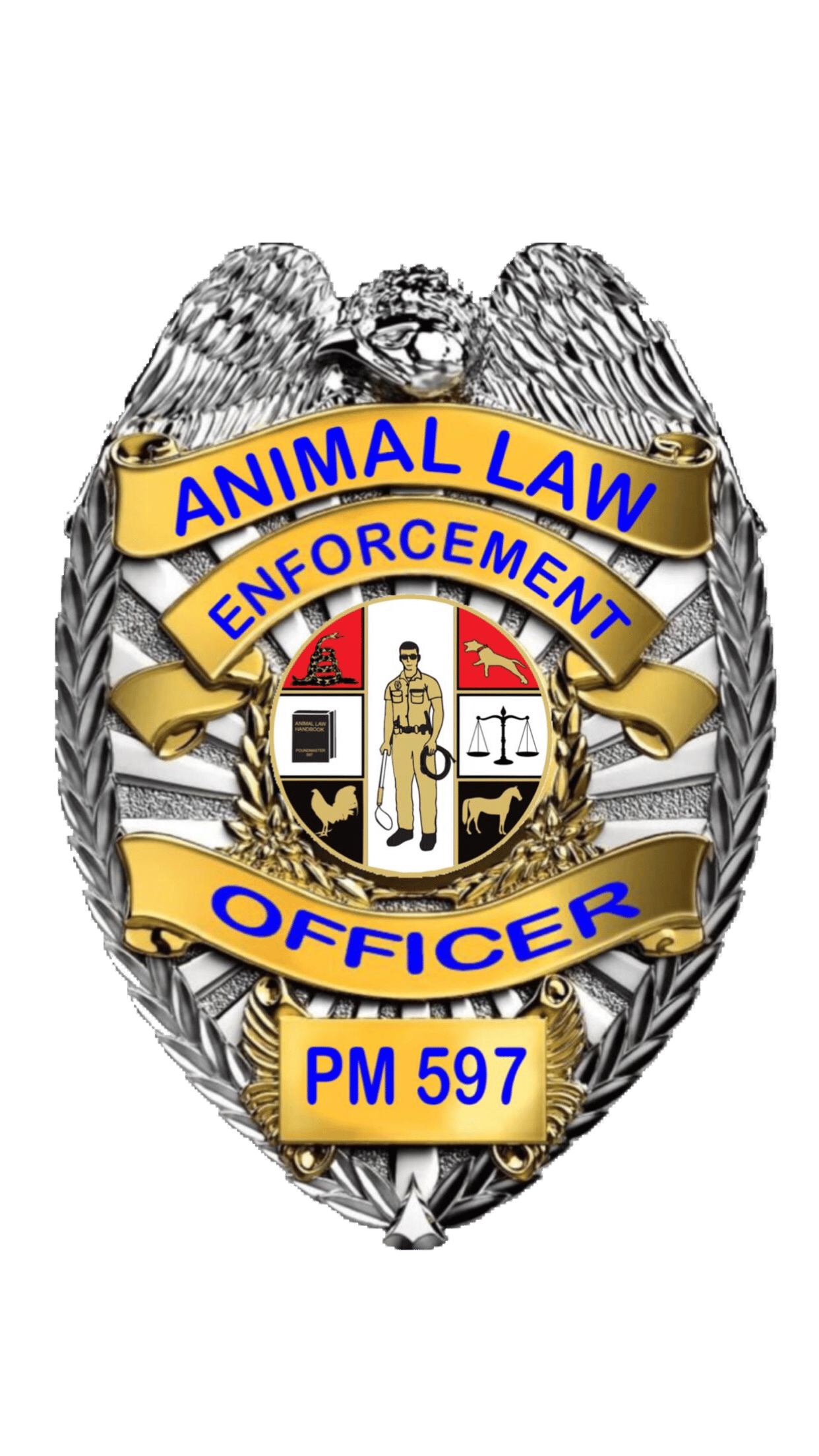 animal-law-enforcement-die-cut-stickers-pound-master-597