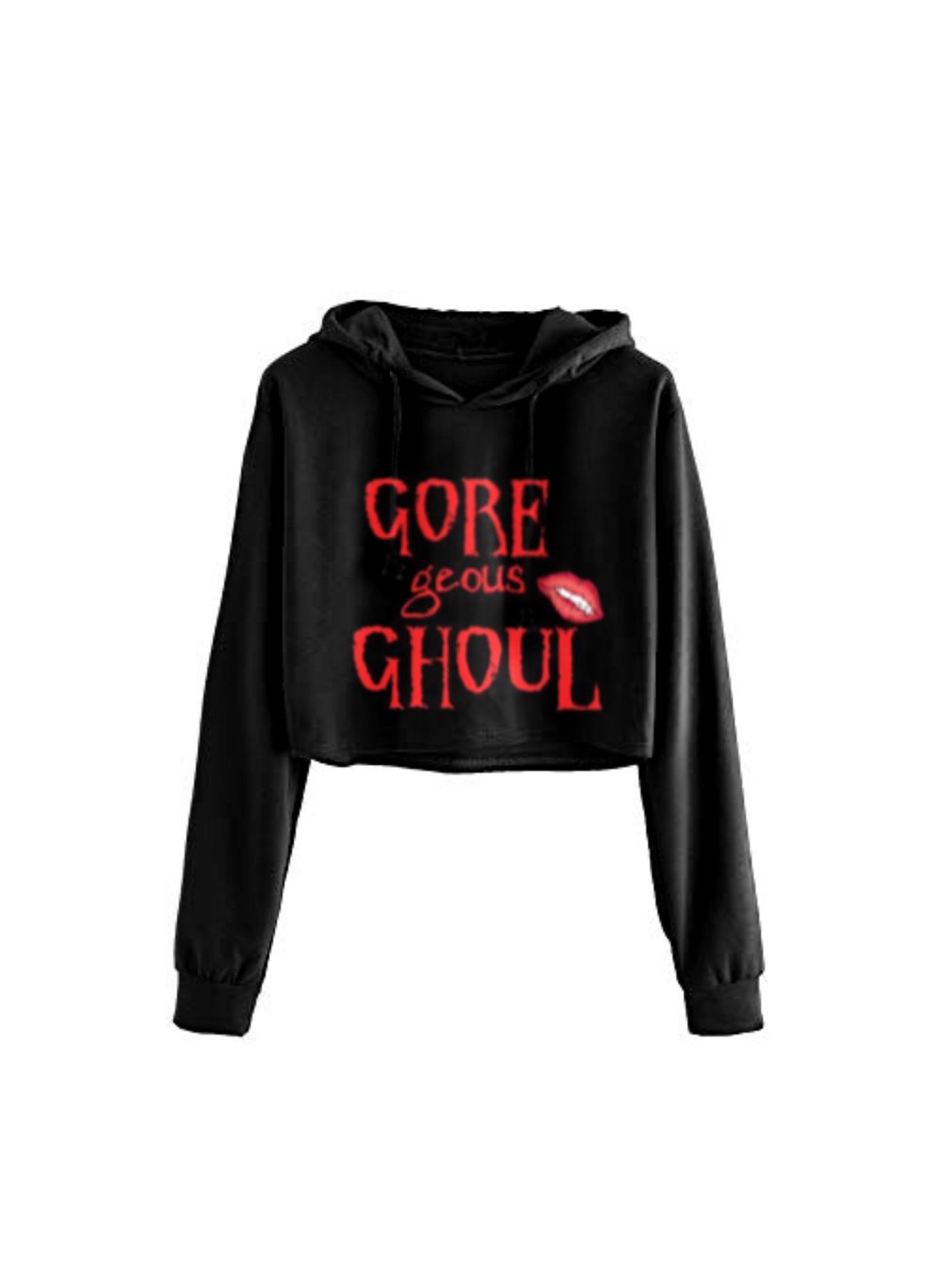 Gore-geous Ghoul Cropped Hoodie