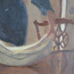 Image of Large 20thC Painting, 'The Housekeepers,' Mary Beresford Williams