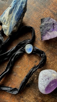 Image 1 of Cosmic moonstone choker 