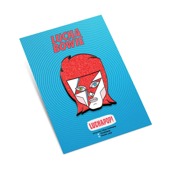 Image of Luchapop Bowie Pin 