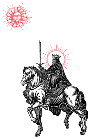 Image of "Knight of Swords” 13"x19" Art Print