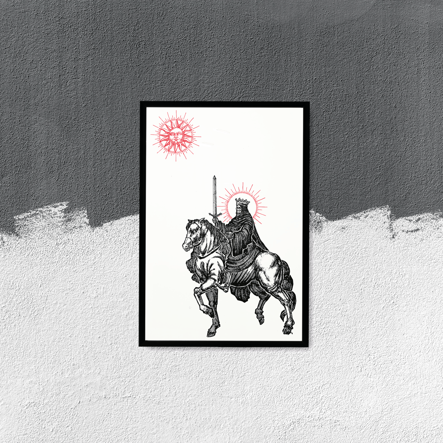 Image of "Knight of Swords” 13"x19" Art Print