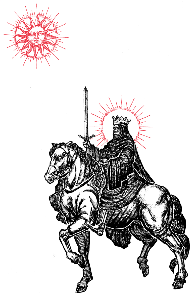 Image of Knight of Swords  8.5"x11" print 