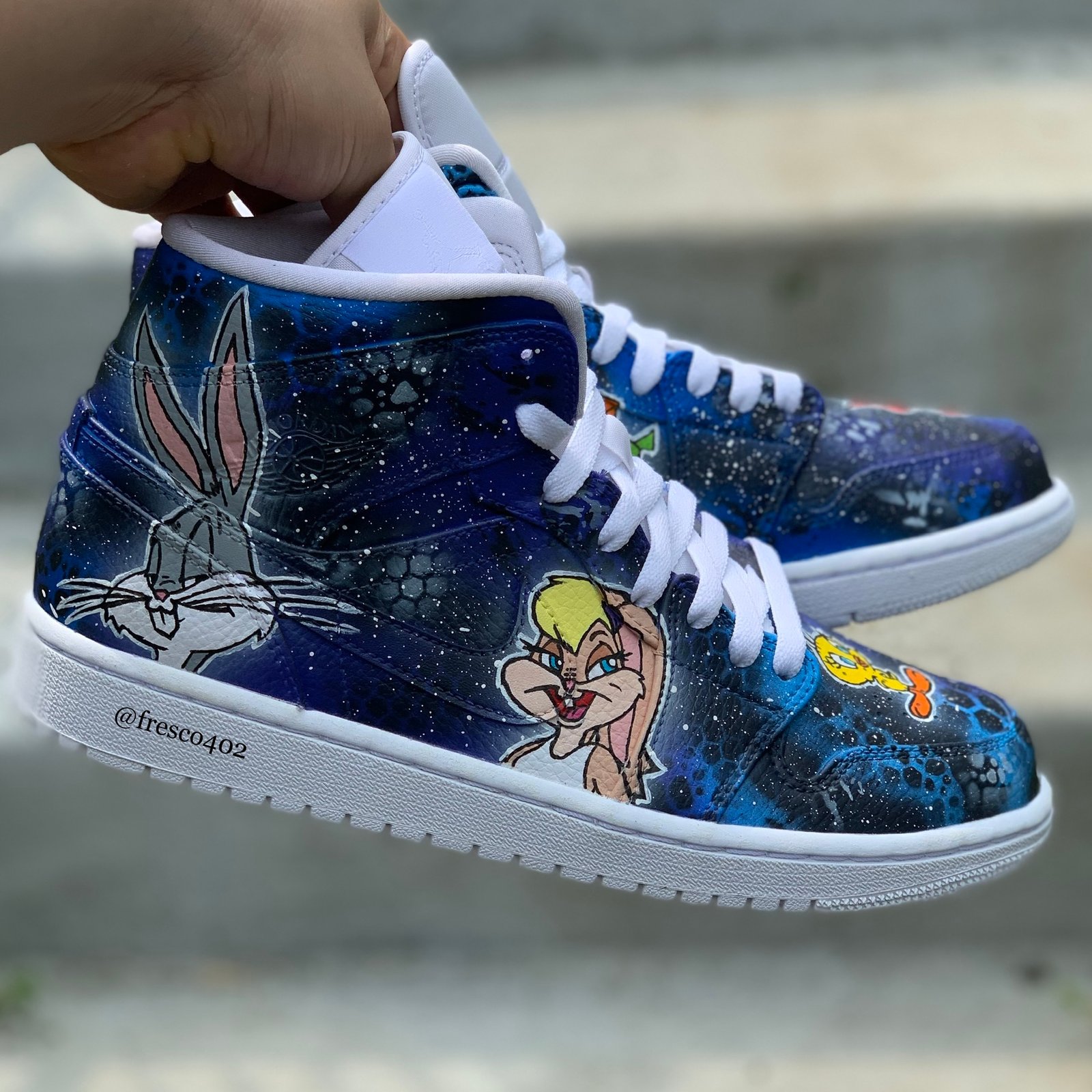custom space jam shoes