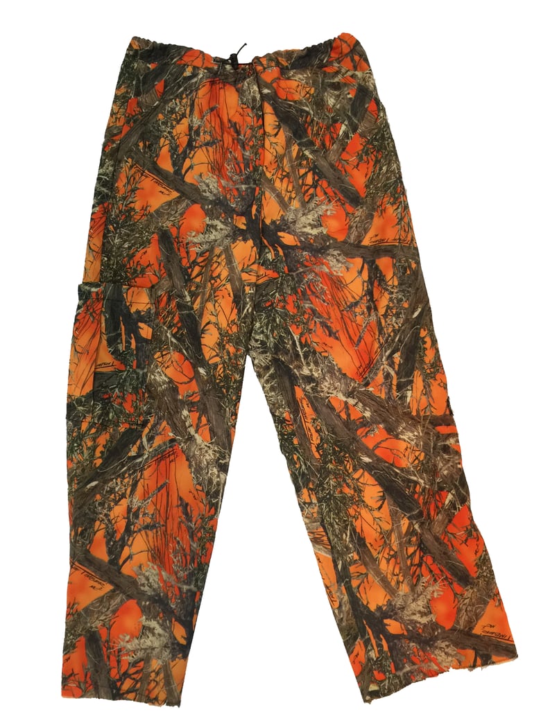 Image of (1 OF 1) orange real tree camo cargo pants