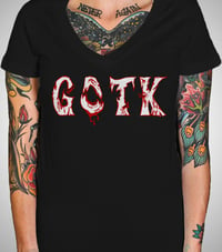 Ladies V-Neck GOTK Logo