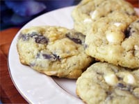 Blueberry White Chocolate Chip Cookies