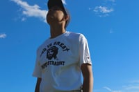 Image 1 of GIGP$ BIG FACED LOGO WHITE TEE